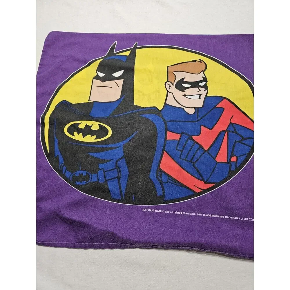 Vintage Batman & Robin, Mr. Freeze Standard Pillowcase 1996 DC Comics